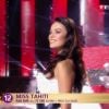 Miss Tahiti : Vaea Ferrand - Les cinq finalistes défilent en robe de réveillon. Concours Miss France 2017. Sur TF1, le 17 décembre 2016. 