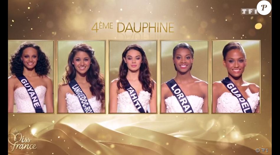 Les Cinq Finalistes Concours Miss France 2017 Sur Tf1 Le 17 Decembre 2016 Purepeople