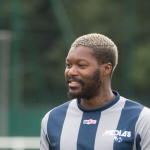 Djibril Cissé - People lors du tournoi de football Media Cup, un tournoi par équipe de production ou chaine de télévision, à Meudon. Le 2 juillet 2016.