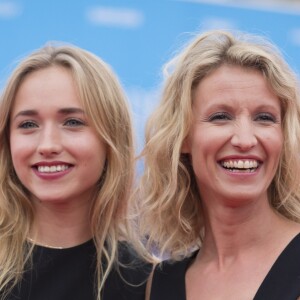 Alexandra Lamy et sa fille Chloé Jouannet - Cérémonie d'ouverture du 40e Festival du cinema americain de Deauville le 5 septembre 2014.