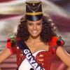 Alicia Aylies, alias Miss France 2017, lors du défilé des jouets de Noël, le 17 décembre à l'Arena de Montpellier