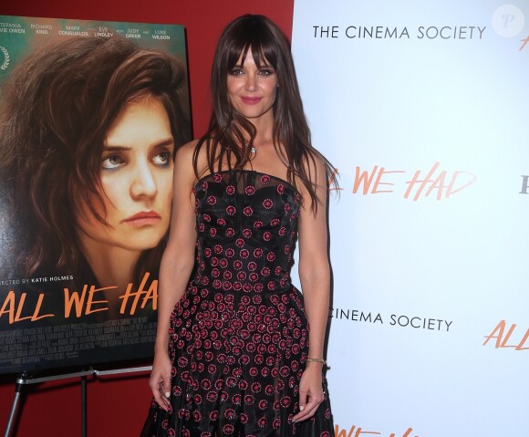 Katie Holmes à la première de 'All We Had' au cinéma Landmark Sunshine à New York, le 6 décembre 2016