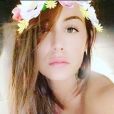 Anaïs Camizuli teste un filtre Snapchat - Instagram, 3 décembre 2016