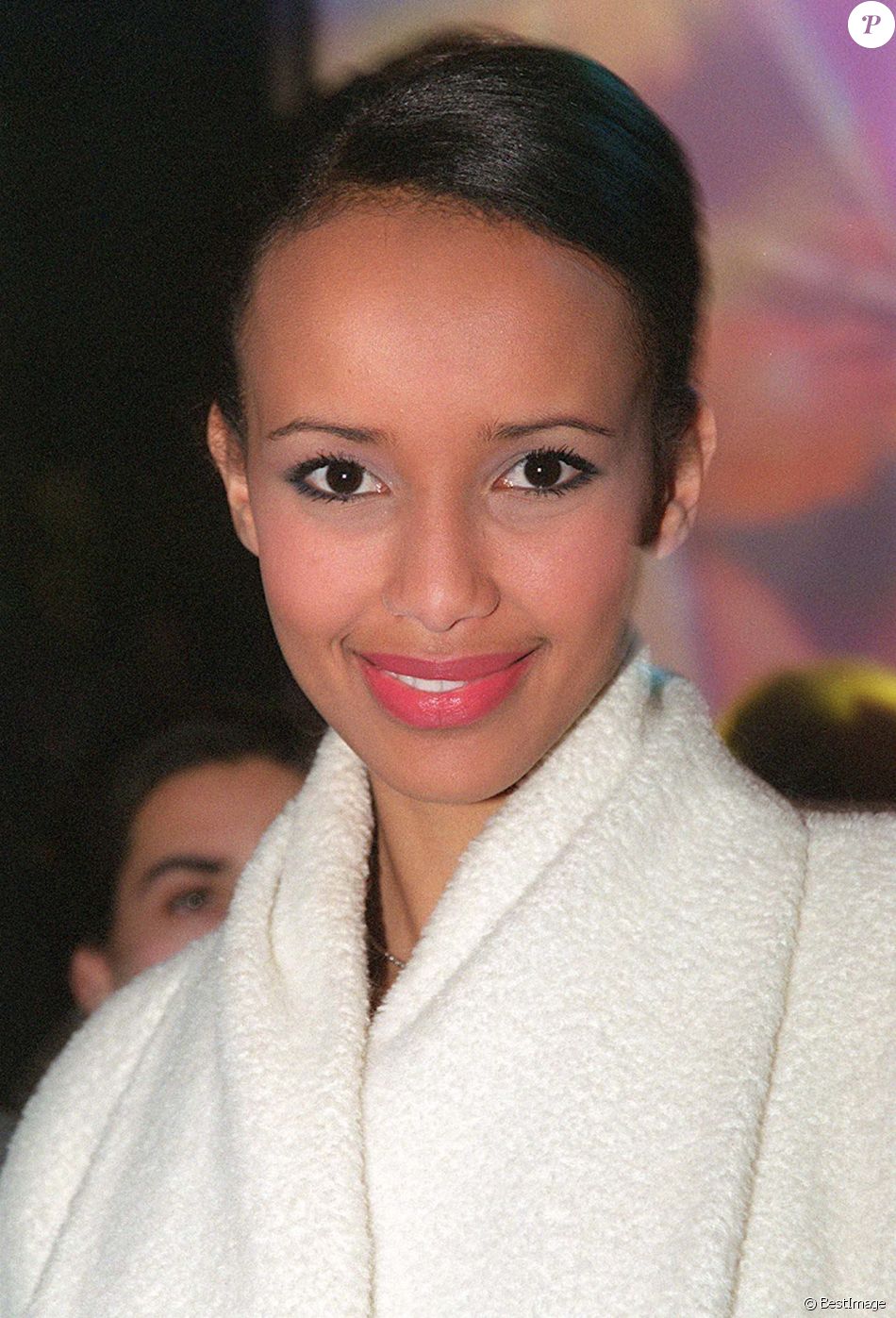 Sonia Rolland, Miss France 2000, à Boulogne en janvier 2000.