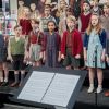 Showcase des Choristes à la gare de Lyon, à Paris, le 17 décembre 2016.