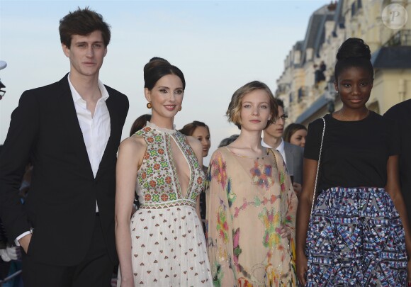 Jean-Baptiste Maunier, Frédérique Bel, Diane Rouxel, Karidja Touré - Redcarpet de la cérémonie de clôture du 30ème Festival du Film de Cabourg. Le 11 juin 2016.