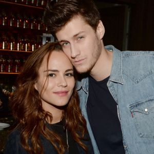 Jean-Baptiste Maunier et sa compagne Lea Arnezeder - After party du concert des "Enfoirés" à l'Arc à Paris le 25 janvier 2016. © Rachid Bellak