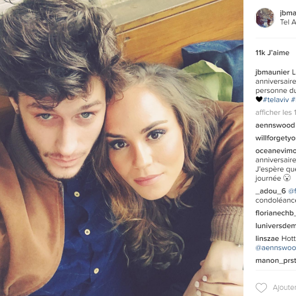 Jean-Baptiste Maunier, sa déclaration d'amour à sa compagne Léa Arnezeder sur Instagram, le 22 décembre 2016.