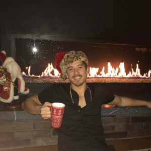 Bryan Tanaka fête Noël à Aspen avec Mariah Carey. Photo publiée sur Instagram le 22 décembre 2016.