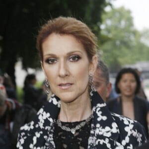 Céline Dion au défilé de mode Haute-Couture automne-hiver 2016/2017 "Giambattista Valli" à Paris. Le 4 juillet 2016