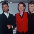 KD Lang, George Michael, Mick Hucknall et David Bowie à Londres, en 1993.