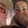 Danyelah très émue par le feu d'artifices - Michel Polnareff donne des nouvelles sur Facebook et nous fait suivre l'anniversaire de son fils Louka, 6 ans, le 28 décembre 2016.