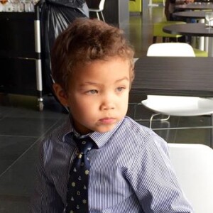 Michel Polnareff souhaite un bel anniversaire à son fils Louka pour ses 6 ans sur Facebook, le 28 décembre 2016.