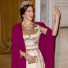 La princesse héritière Mary de Danemark au banquet du Nouvel An au palais Christian VII à Amalienborg, à Copenhague, le 1er janvier 2017.