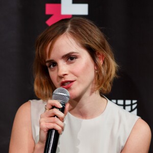 Emma Watson - Lancement de "HeForShe arts week" à l'occasion de la journée internationale de la femme à New York. Le 8 mars 2016