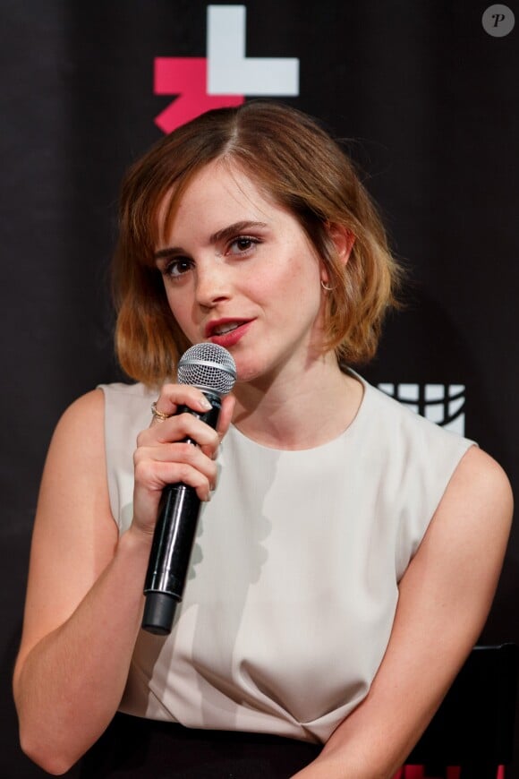 Emma Watson - Lancement de "HeForShe arts week" à l'occasion de la journée internationale de la femme à New York. Le 8 mars 2016