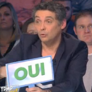 Thierry Moreau dans "Touche pas à mon poste", le 2 janvier 2016 sur C8.