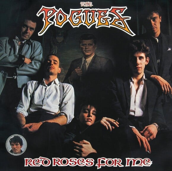 The Pogues, pochette de leur premier album, Red Roses for Me.
