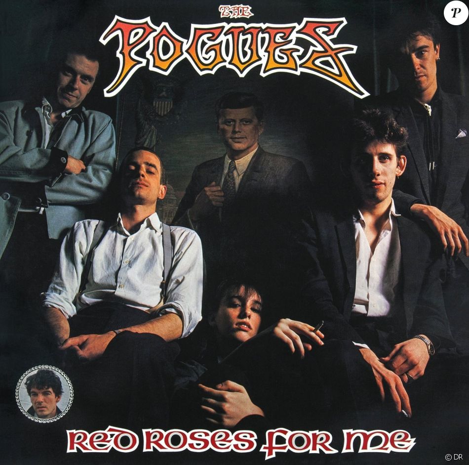 The Pogues, pochette de leur premier album, Red Roses for Me. Purepeople