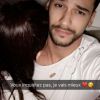 Anthony en couple après le tournage de "La Villa des coeurs brisés 2", Snapchat, janvier 2017