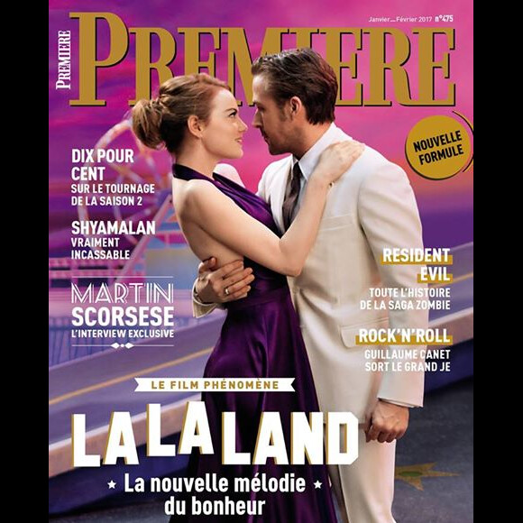 Couverture du magazine Première (janvier-février 2017)