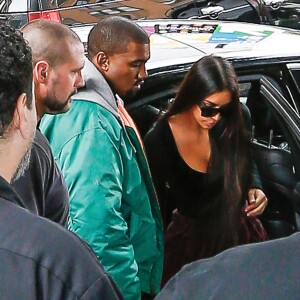 Kanye West et Kim Kardashian à New York, le 3 octobre 2016.