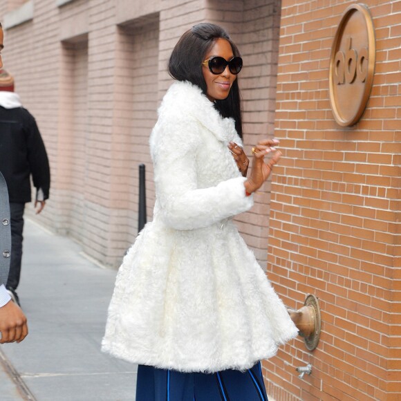 Naomi Campbell à New York, le 4 janvier 2017.