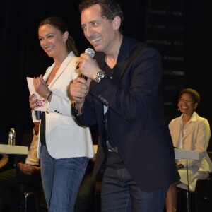 Cyril Hanouna, Sandrine Quetier, Gad Elmaleh - Remise du Prix Ambassadeur ELA 2013 " Mets tes baskets et bats la maladie" au Theatre Marigny le 07/06/2013  Ambassadors ELA Awards at Marigny theater in Paris 07/06/201307/06/2013 - 