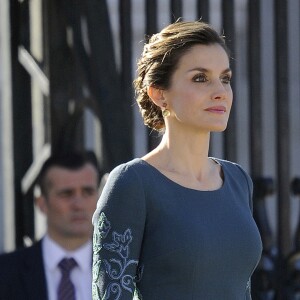 La reine Letizia d'Espagne - Parade Pâque militaire à Madrid. Le 6 janvier 2017