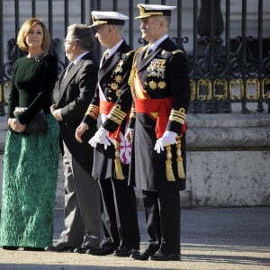 Maria Dolores de Cospedal - Parade Pâque militaire à Madrid. Le 6 janvier 2017