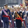 Le roi Felipe VI d'Espagne - Parade Pâque militaire à Madrid. Le 6 janvier 2017