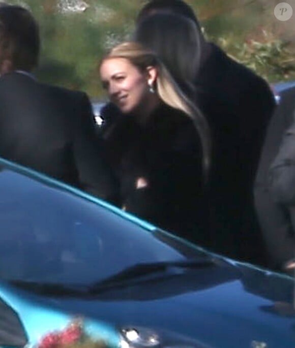 Billie Lourd - Funérailles de Carrie Fisher et de sa mère Debbie Reynolds au cimetière Forest Lawn d'Hollywood Hills à Los Angeles, Californie, Etats-Unis, le 6 janvier 2017.