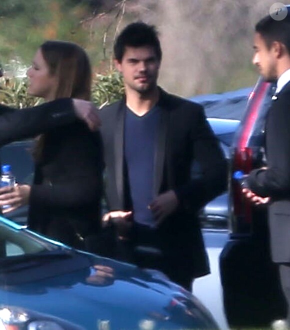 Taylor Lautner - Funérailles de Carrie Fisher et de sa mère Debbie Reynolds au cimetière Forest Lawn d'Hollywood Hills à Los Angeles, Californie, Etats-Unis, le 6 janvier 2017.