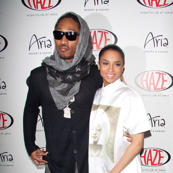 La chanteuse Ciara et le rappeur Future au club "Haze" pour un concert a Las Vegas, le 28 mars 2013.