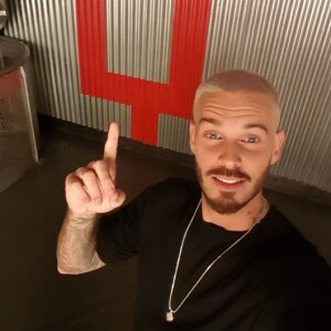 M. Pokora lors de l'émission hommage à Grégory Lemarchal, sur TF1, le 7 janvier 2017