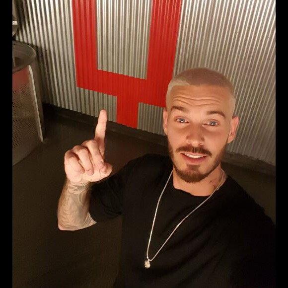 M. Pokora lors de l'émission hommage à Grégory Lemarchal, sur TF1, le 7 janvier 2017