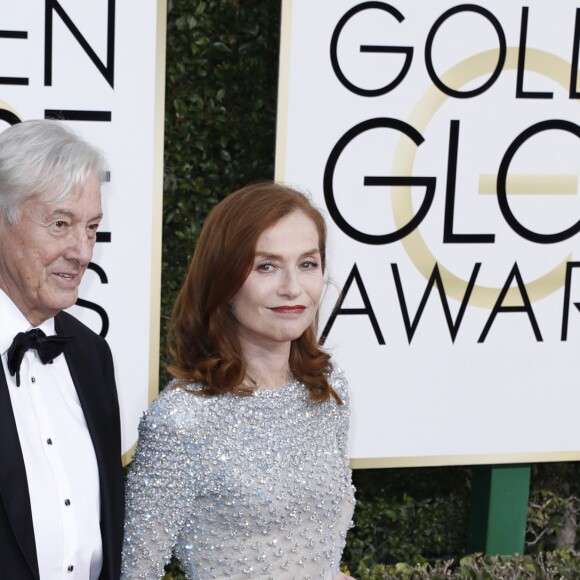 Isabelle Huppert et Paul Verhoeven - La 74ème cérémonie annuelle des Golden Globe Awards à Beverly Hills, le 8 janvier 2017. © Olivier Borde/Bestimage