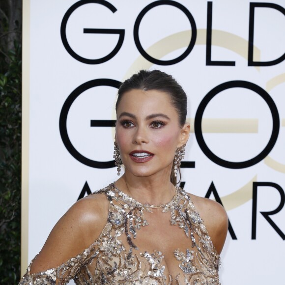 Sofia Vergara - La 74ème cérémonie annuelle des Golden Globe Awards à Beverly Hills, le 8 janvier 2017.