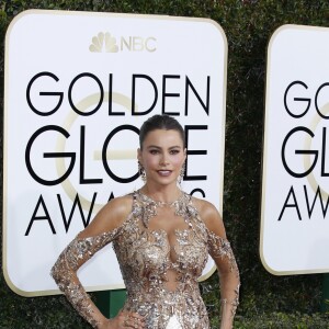 Sofia Vergara - La 74ème cérémonie annuelle des Golden Globe Awards à Beverly Hills, le 8 janvier 2017.