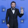 Casey Affleck - Press Room lors de la 74e cérémonie annuelle des Golden Globe Awards à Beverly Hills, Los Angeles, Californie, Etats-Unis, le 8 janvier 2017. © Olivier Borde/Bestimage