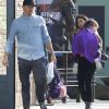 Exclusif - Channing Tatum et sa femme Jenna Dewan se promènent avec leur fille Everly à Pasadena le 10 décembre 2016