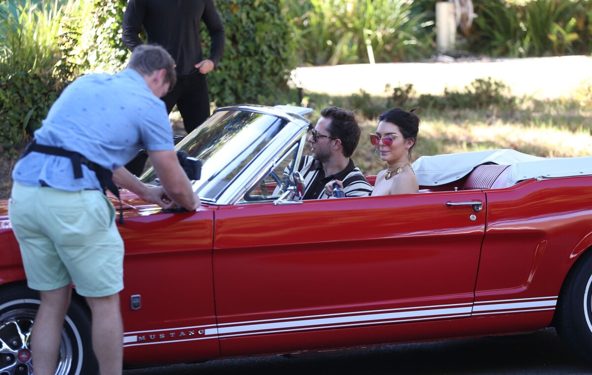 Photo Kendall Jenner Et Derek Blasberg Tournent Un Reportage Pour Cnn Style Los Angeles Le