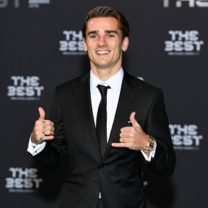 Antoine Griezmann au photocall des FIFA Football Awards à Zurich le 9 janvier 2017.