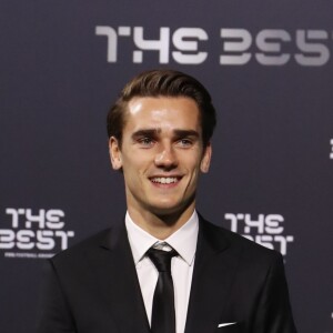 Antoine Griezmann au photocall des FIFA Football Awards à Zurich le 9 janvier 2017.