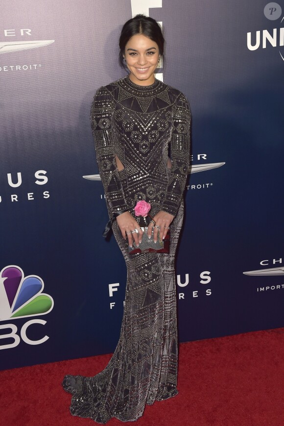 Vanessa Hudgens à la soirée post-Golden Globes du groupe NBCUniversal. Los Angeles, le 8 janvier 2017. © Future-Image via ZUMA Press/Bestimage