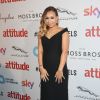 Rebecca Ferguson à la soirée Attitude Awards 2016 à Londres, le 9 octobre 2016