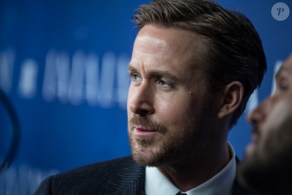 Ryan Gosling - Avant-première du film "La La Land" au cinéma UGC Normandie à Paris, le 10 janvier 2017.