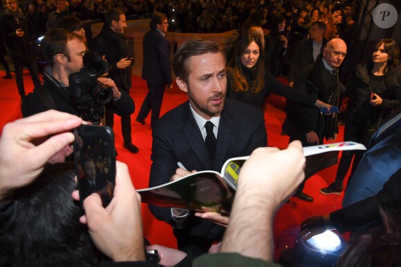 Ryan Gosling - Arrivées à l'avant-première du film "La La Land" au cinéma UGC Normandie à Paris, le 10 janvier 2017. © Lionel Urman/Bestimage