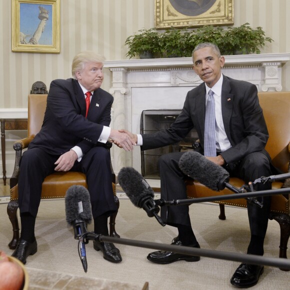 Donald Trump et Barack Obama à la Maison Blanche. Washington, le 10 novembre 2016.