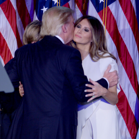 Donald et Melania Trump à New York, le 8 novembre 2016.